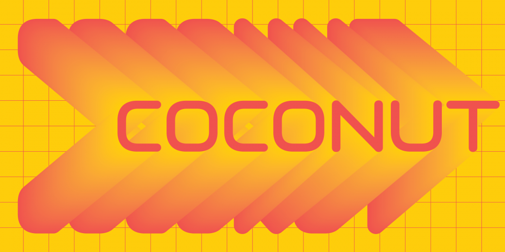 Przykład czcionki Coconut Regular